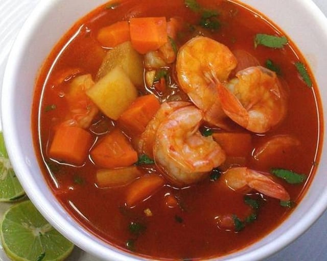 Caldo De Camarones / Shrimp Soup.