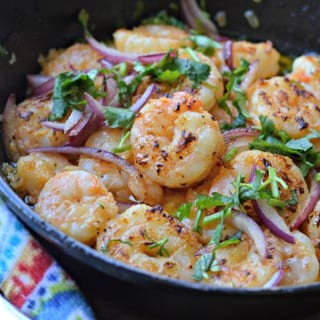 Camarones al mojo de ajo